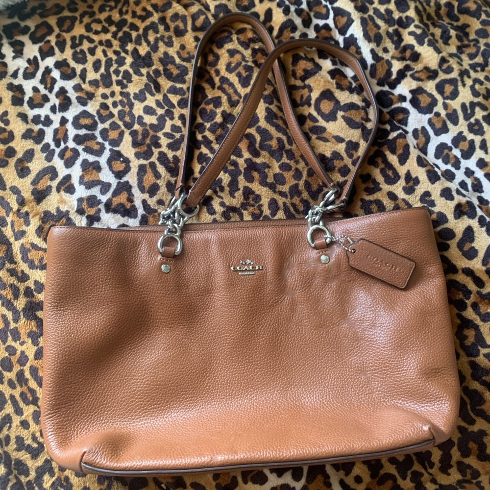 Coach Brown Leather Shoulder Bag